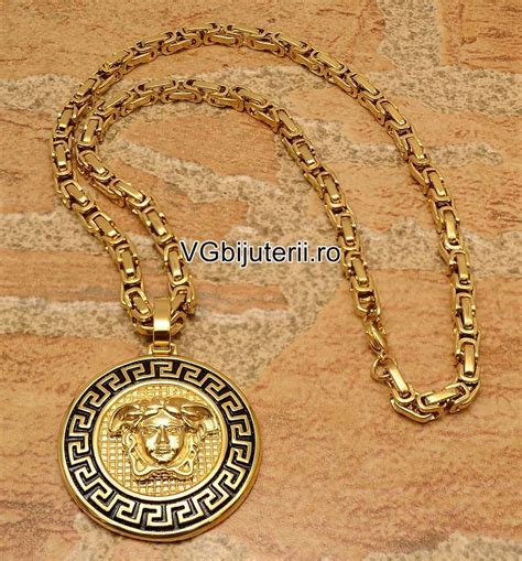 lant de aur versace barbati